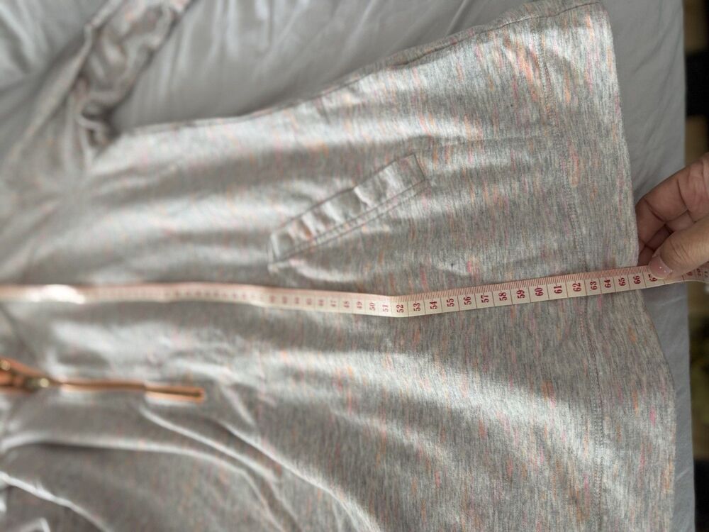 Lilly Pulitzer  Sunny State of Mind Half Zip Pullover Sweatshirt Women’s M Gray - Picture 10 of 13